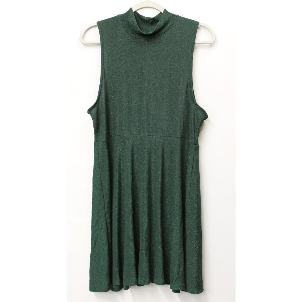 *NEW* WILD FABLE PLUS SIZE SLEEVELESS LUREX FIT & FLARE DRESS